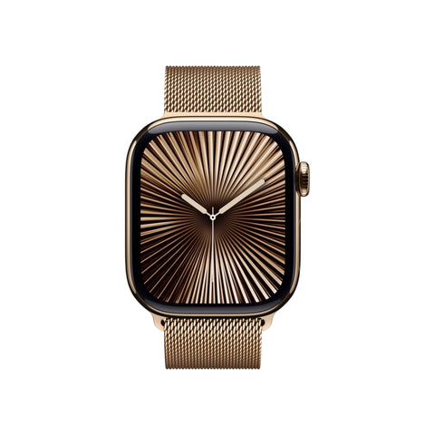 Apple Watch Series 10 GPS+Cellular 42mm Titanium Case with Milanese Loop