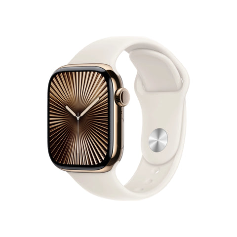 Apple Watch Series 10 GPS+Cellular 42mm Titanium Case with Sport Band M/L