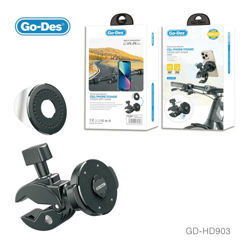 Go-Des Motorcycle and Bicycle Phone Holder GD-HD903 Go-Des Motorcycle and Bicycle Phone Holder GD-HD903