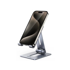 UGREEN Foldable Mobile Phone Holder for Desk Aluminum 15608 - Grey - Slide 1